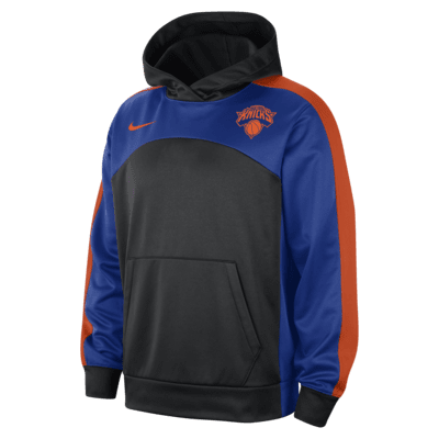 Sudadera con gorro Nike Therma-FIT de la NBA con gráfico para hombre New York Knicks Starting 5