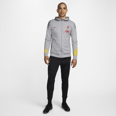 Tuta da calcio in maglia con cappuccio Nike Dri-FIT Liverpool FC Strike da uomo – Terza