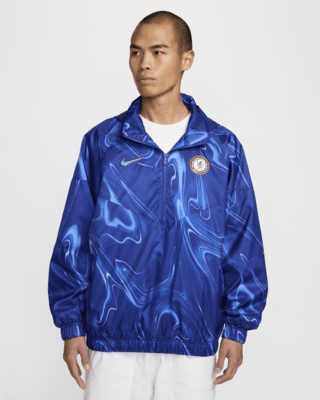 Мужская куртка Chelsea FC Windrunner Nike Soccer Anorak для бега