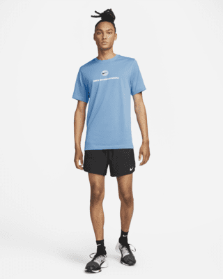 nike blue running t shirt