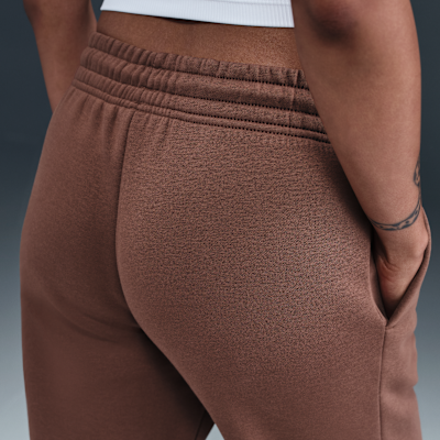 Pants de tiro medio con dobladillo abierto para mujer Nike Sportswear Phoenix Fleece