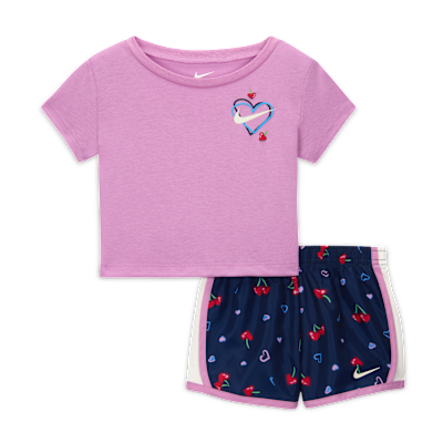 Nike Cherry Baby (12-24M) 2-Piece Printed Tempo Set
