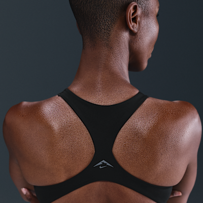 Camiseta de tirantes con bra deportivo de sujeción media con almohadillas para mujer Nike Trail