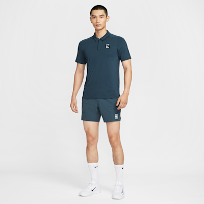 กางเกงเทนนิสขาสั้น 6 นิ้วผู้ชาย Dri-FIT NikeCourt Advantage