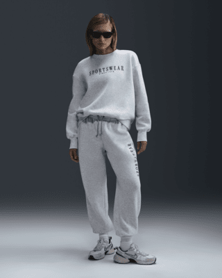 Женские  Nike Sportswear Phoenix Fleece High-Waisted Oversized Sweatpants