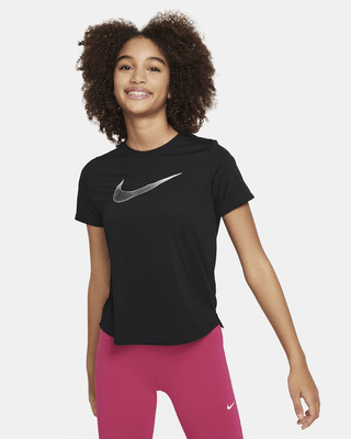 One Kids' (Girls') Dri-FIT Short-Sleeve Training Top. Nike.com