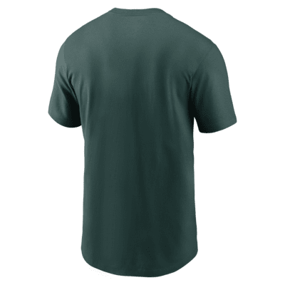 Playera universitaria Nike para hombre Michigan State Spartans Campus Mascot