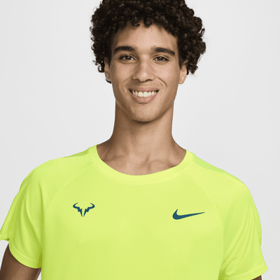 Rafa Challenger Nike Dri-FIT Kurzarm-Tennisoberteil für Herren