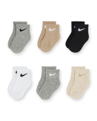 Детские носки Nike Swoosh Baby/Toddler Ankle Socks (6 Pairs)