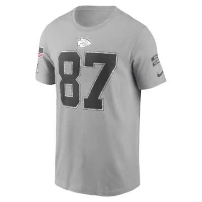 Travis Kelce Kansas City Chiefs Salute to Service Men's Nike NFL T-Shirt