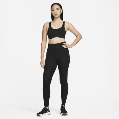 สปอร์ตบราผู้หญิงซัพพอร์ตระดับกลางเสริมฟองน้ำ Nike Alate Coverage