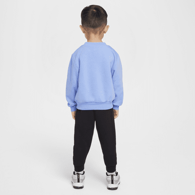 Nike Sportswear Powder Play Toddler Lightweight Fleece 2-Piece Crew Set