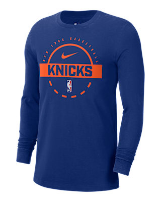Мужская футболка New York Knicks Nike NBA Practice Long-Sleeve
