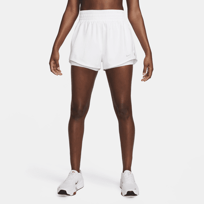 Shorts 2 en 1 Dri-FIT de tiro alto de 8 cm para mujer Nike One