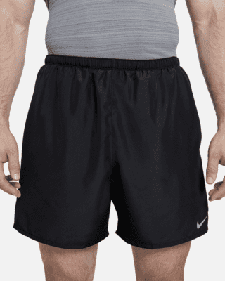 nike challenger 7inch 2 in 1 shorts in black