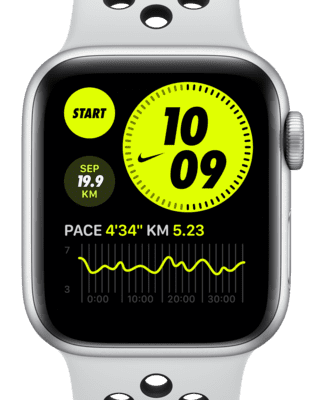 Apple Watch Nike Series 6 (GPS + Cellular) med Nike Sportsrem Open Box 44 mm urkasse i Nike DK
