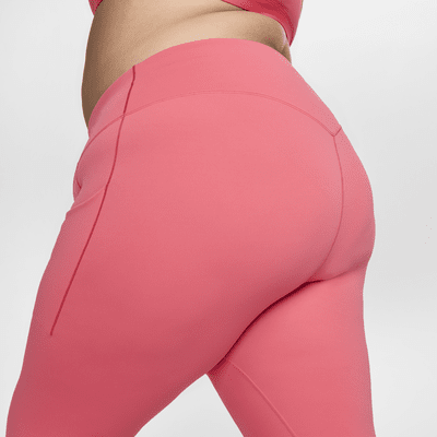 Leggings 7/8 de tiro alto y sujeción media con bolsillos para mujer (talla grande) Nike Universa