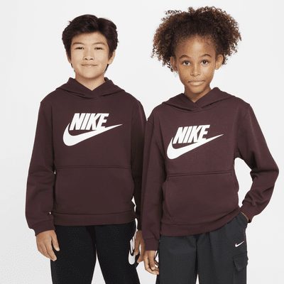 Sudadera con gorro para niños talla grande Nike Sportswear Club Fleece