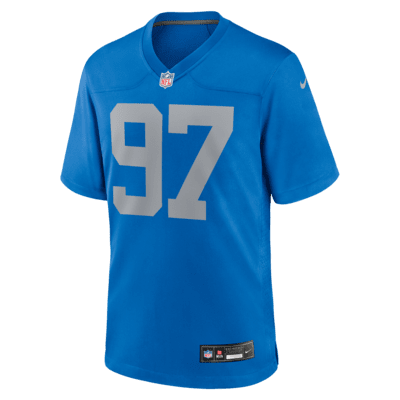 Aidan Hutchinson Detroit Lions Men's Nike NFL Game Football Jersey