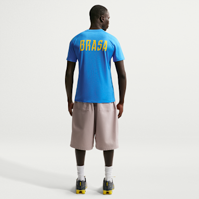 Nike Brezilya Strike Nike Dri-FIT Kısa Kollu Erkek Futbol Üstü görsel 5