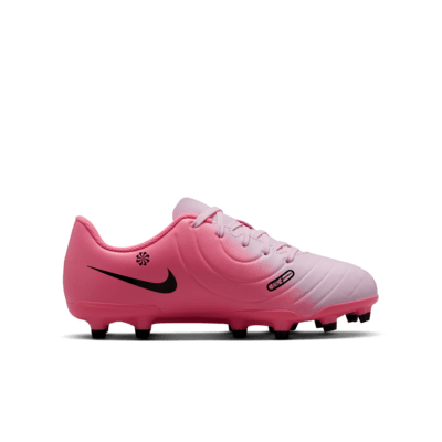 Tacos de fútbol MG de corte low para niños de preescolar y grandes Nike Jr. Tiempo Legend 10 Club