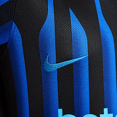 Inter de Milán local 2025/26 Stadium Jersey de fútbol Nike Dri-FIT Replica para niños talla grande