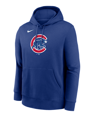 Мужское худи Chicago Cubs Logo Club Nike MLB Pullover Hoodie