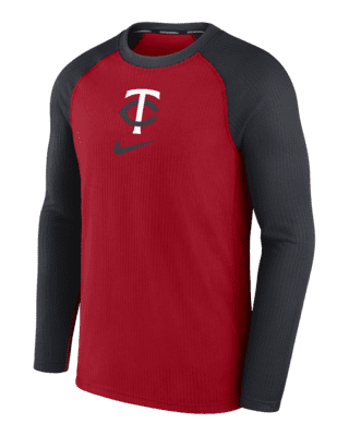 Nike Dri-FIT Minnesota Twins Thermal Crew Shirt Mens L Charcoal