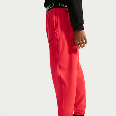 Nike Pro Big Kids' (Boys') Dri-FIT Fleece Pants