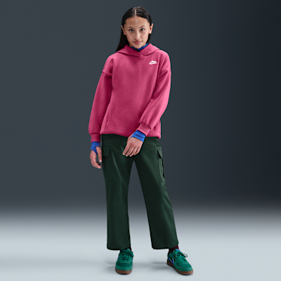 Nike Sportswear Club Fleece Big Kids' Oversized Pullover Hoodie