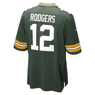 Camisola de jogo de futebol americano NFL Green Bay Packers (Aaron Rodgers) para homem