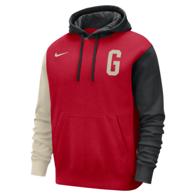 Georgia Club Fleece Men's Nike Pullover Hoodie. Nike.com