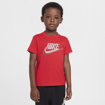 Playera metalizada Futura infantil Nike 