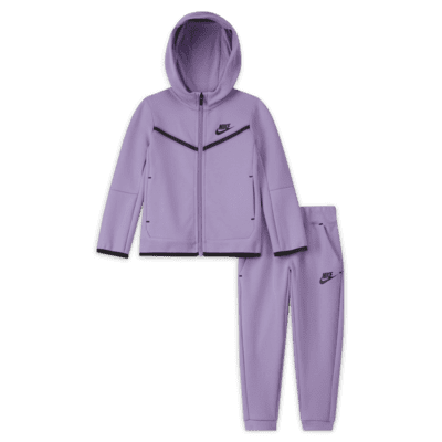 purple tech fleece hoodie