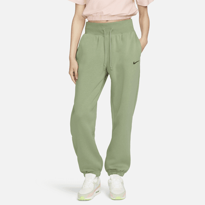 Pants de entrenamiento oversized de tiro alto para mujer Nike Sportswear Phoenix Fleece