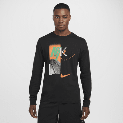 Nike Longsleeve-Basketball-T-Shirt für Herren