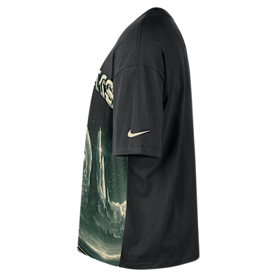 Milwaukee Bucks Courtside Nike NBA T-Shirt mit lockerer Passform (Herren)