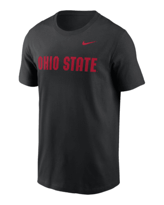 Мужская футболка Ohio State Buckeyes Primetime Evergreen Wordmark Nike College