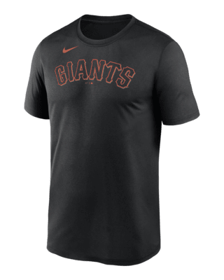 San Francisco Giants Nike Women's Wordmark T-Shirt - Black