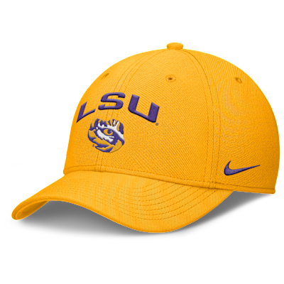 LSU On-Field Rise Swoosh Men's Nike Dri-FIT College Hat