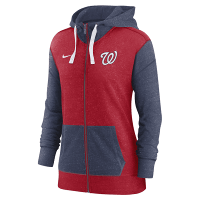 Nike Gym MLB Washington Nationals Women s Full Zip Hoodie. Nike