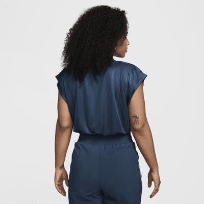 Maillot à manches courtes en jacquard Dri-FIT Nike Sportswear Collection pour femme