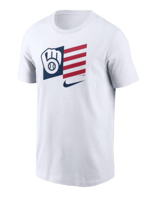 Nike Americana Flag (MLB Milwaukee Brewers) Men's T-Shirt.