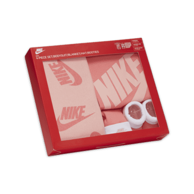 Nike Baby (0-12M) 4-Piece Box Set (w/ Blanket)