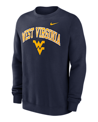 Мужские  West Virginia Arch Nike College Pullover Crew