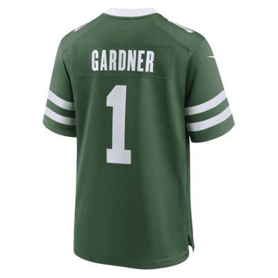 Jersey de fútbol americano Nike de la NFL Game para hombre Sauce Gardner New York Jets