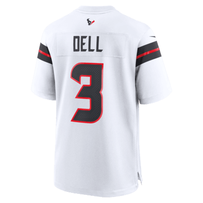 Jersey de fútbol americano Nike de la NFL Game para hombre Tank Dell Houston Texans