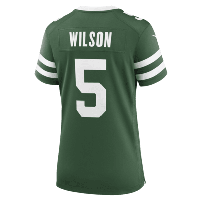 Jersey de fútbol americano Nike de la NFL Game para mujer Garrett Wilson New York Jets