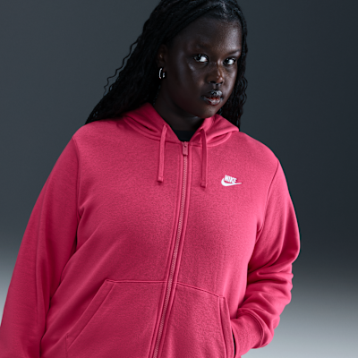 Nike Sportswear Club Fleece Women's Full-Zip Hoodie (Plus Size)