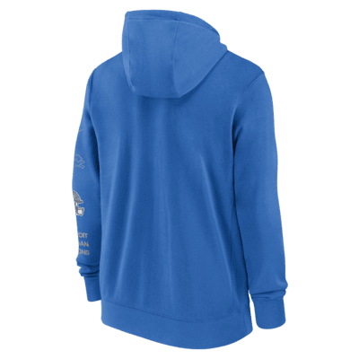 Detroit Lions Club Men's Nike NFL Full-Zip Hoodie